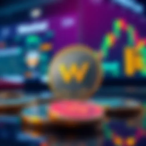 Illustration of popular cryptocurrency exchanges for Wink Coin