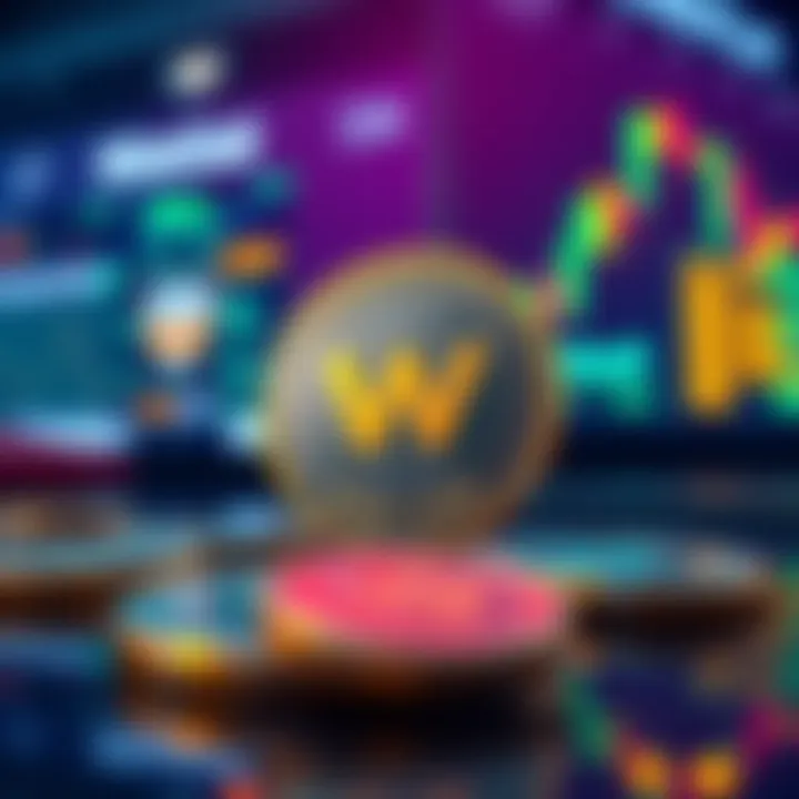 Illustration of popular cryptocurrency exchanges for Wink Coin