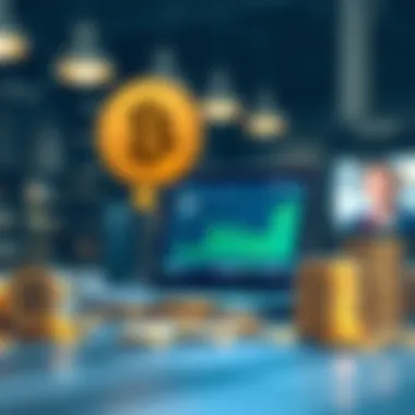 Illustration of choosing a brokerage platform for stock investment