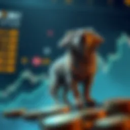 A graphical representation of Dogelon stock price trends