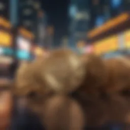 Visual representation of market dynamics in cryptocurrency