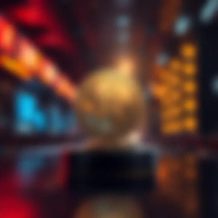 Visual representation of the future potential of Anoncoin in digital finance