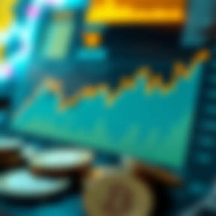 Graph illustrating market trends for privacy-focused cryptocurrencies