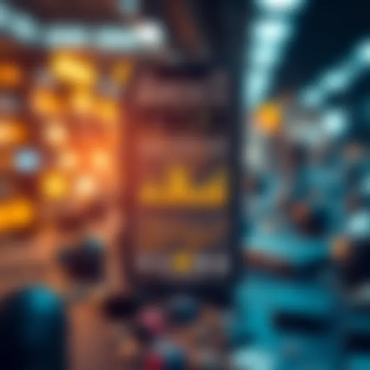 User interface design of a banking app