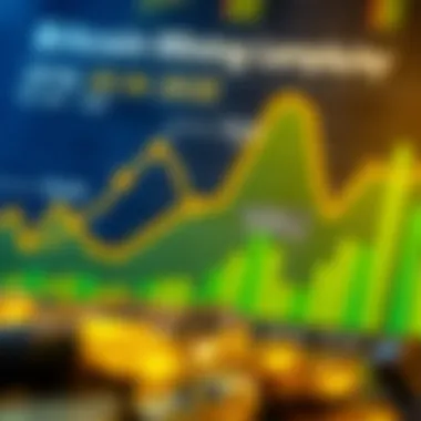 A chart depicting the competitive landscape of Bitcoin mining companies