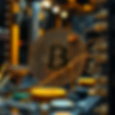 An infographic showcasing the latest technological advancements in Bitcoin mining