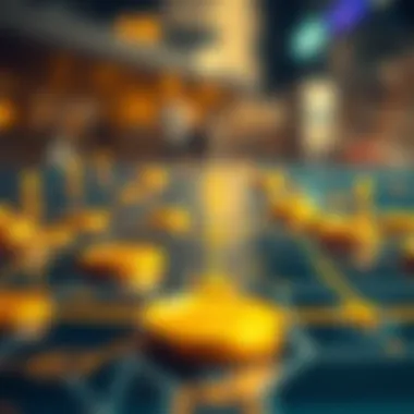 Blockchain and Crypto Tokens Connection Diagram showing the relationship between blockchain technology and crypto tokens