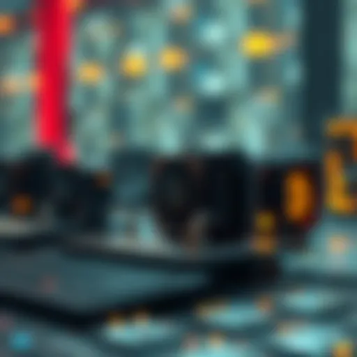 Conceptual illustration of browser mining technology