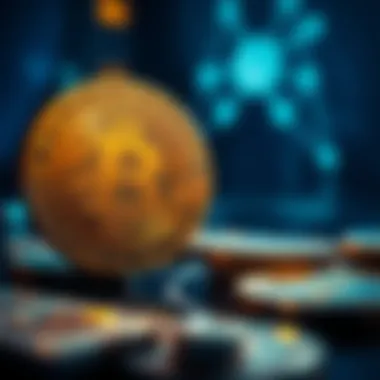 Visual representation of blockchain technology impact on cryptocurrency