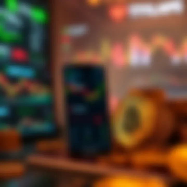 Overview of cryptocurrency trading applications showcasing features