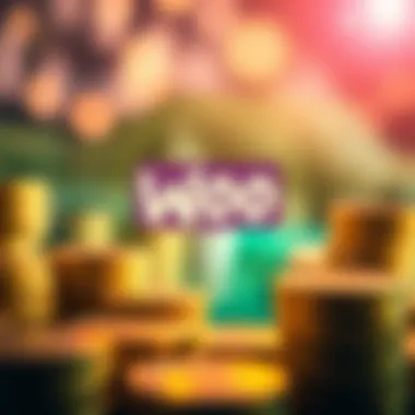 Illustration depicting the features of Woo Payments