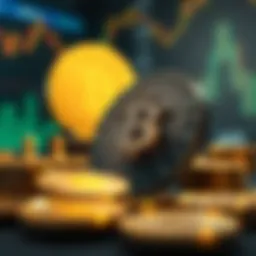 Visual representation of stake trading mechanics