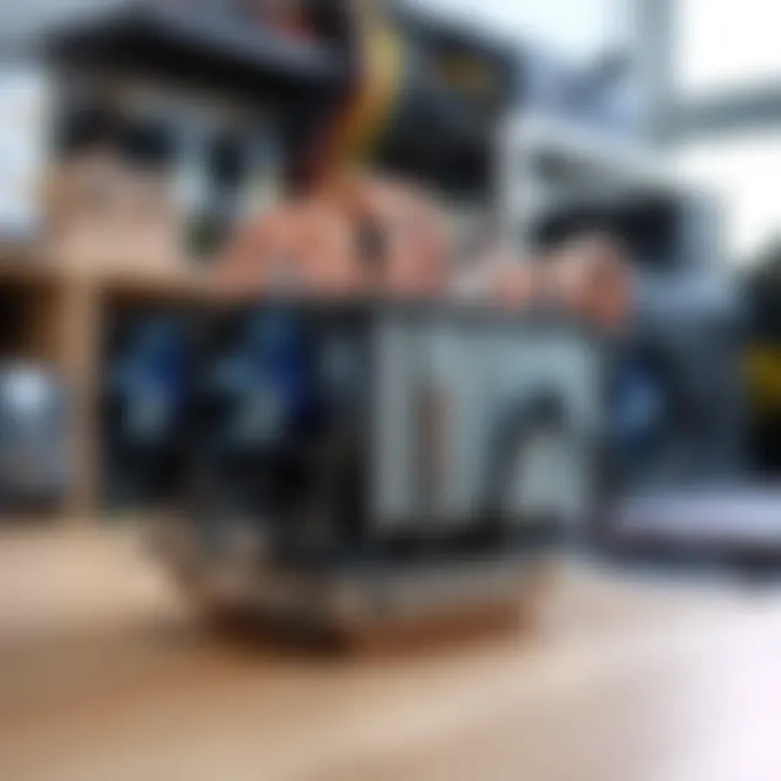 Illustration of effective cooling solutions for miners