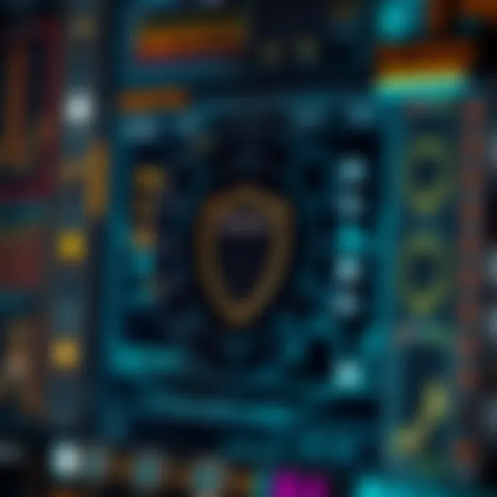 Ensuring Security in Crypto Investments A close-up of a secure digital wallet interface