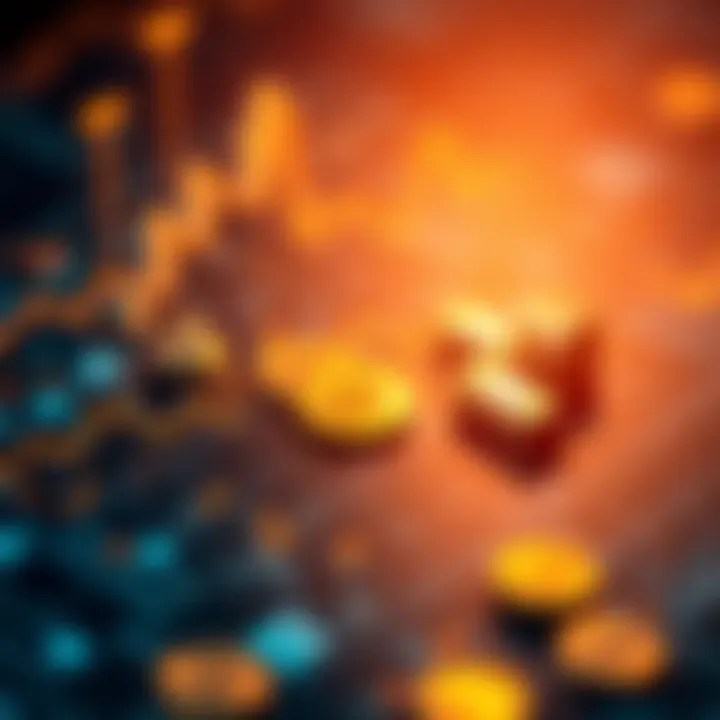 Crypto Tokens in Digital Transactions Graph illustrating the role of crypto tokens in digital transactions