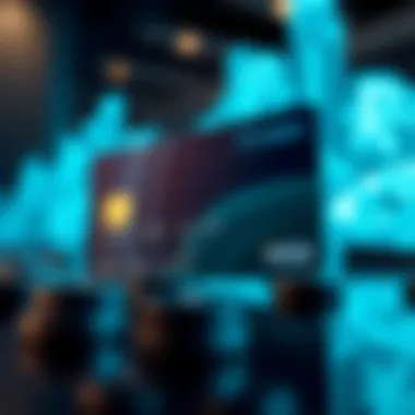 Visual representation of cryptocurrency transactions facilitated by the card