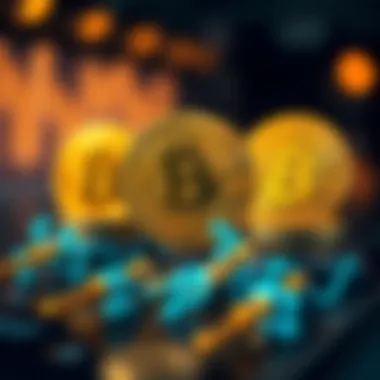 Visual representation of cryptocurrency rewards