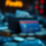 Visual representation of cryptocurrency wallet integration with debit cards