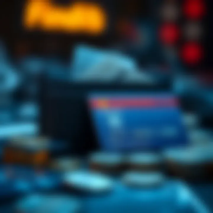 Visual representation of cryptocurrency wallet integration with debit cards