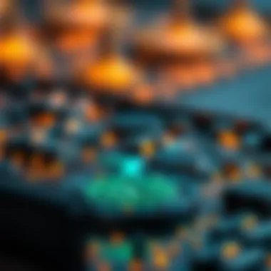 Visual representation of Electroneum's blockchain technology.