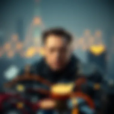 Symbolic representation of Elon Musk's influence on technology