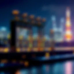 Visual representation of blockchain technology architecture