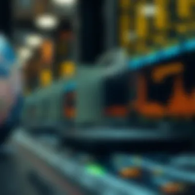 Visualization of blockchain technology