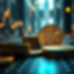 Abstract representation of cryptocurrency trends