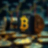 A visually striking representation of popular cryptocurrency wallets