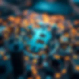 Abstract representation of distributed ledger technology