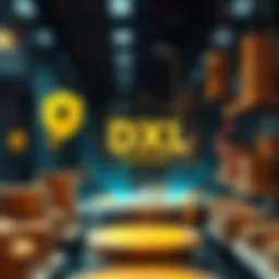 An illustration depicting the DXL rewards mechanism