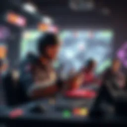 Conceptual representation of NFTs in gaming