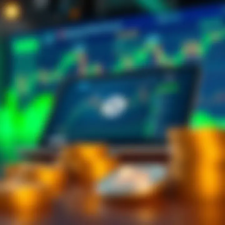 A depiction of various zero-fee trading platforms on a digital device