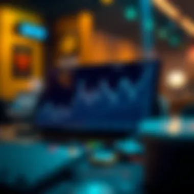 Graph illustrating Netcoin's market trends