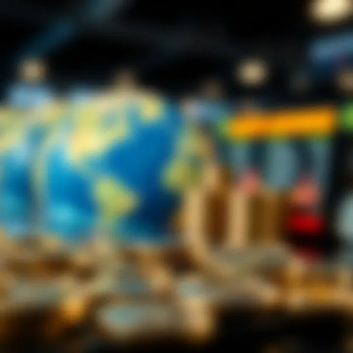 A graphical representation showing the benefits of using international crypto exchanges