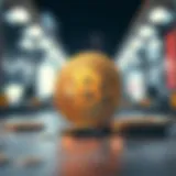 Symbol of a prominent cryptocurrency