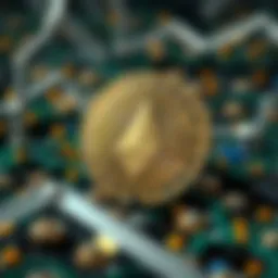 Visual representation of the blockchain technology behind Pluto Coin