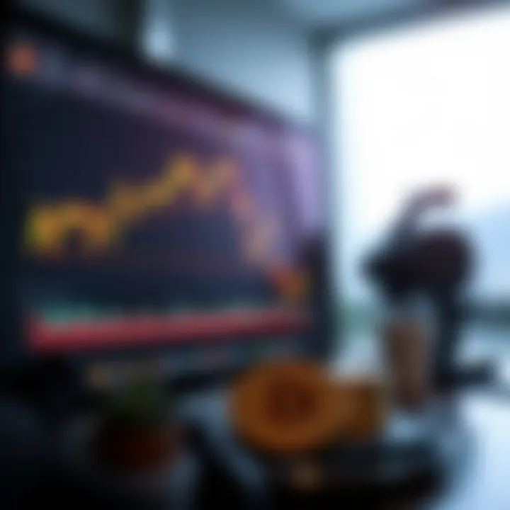 Analyzing Cryptocurrency Trends Cryptocurrency market analysis on a screen