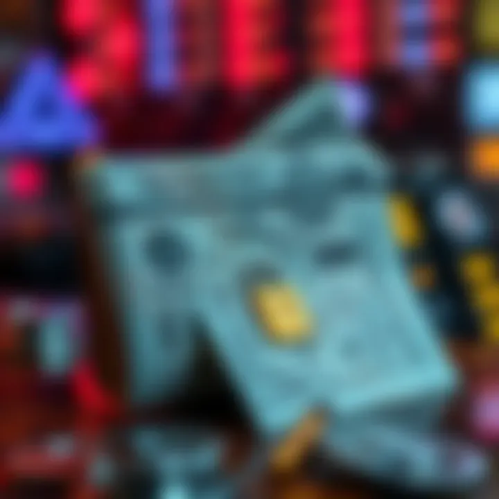 A detailed depiction of a paper wallet with security details