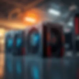 A high-performance Antminer model showcasing its sleek design and advanced technology