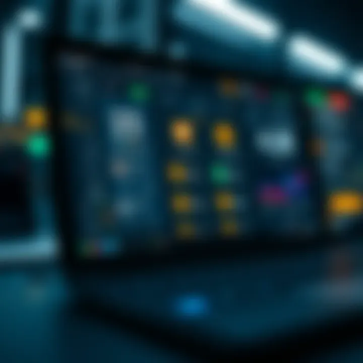 An interface of a software wallet displaying user-friendly navigation and various features.