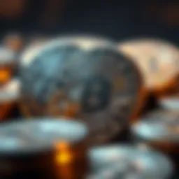 A detailed illustration showcasing the intricate designs of crown coins.