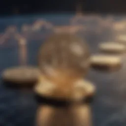 A digital representation of the Coinbase platform showcasing upcoming cryptocurrency listings