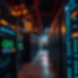 Cryptocurrency mining farm with rigs