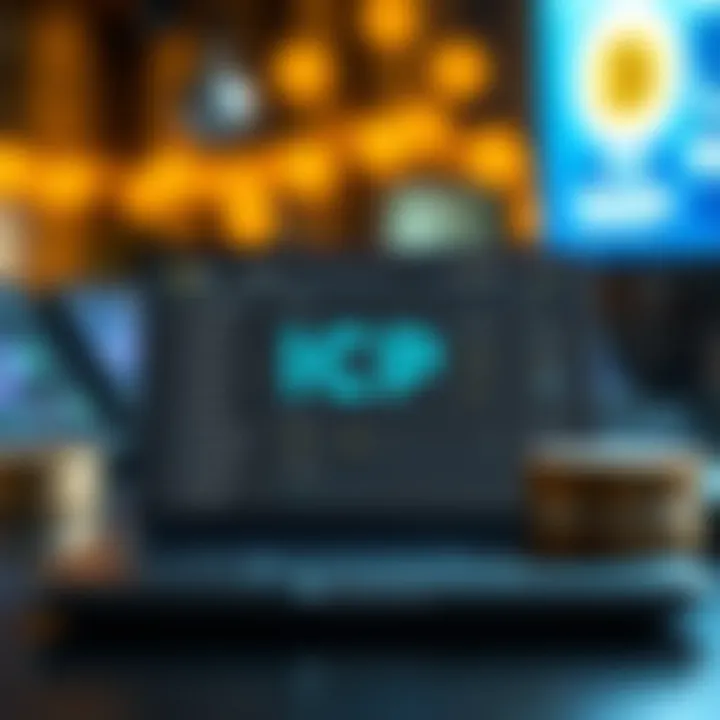 Visual representation of the ICP wallet interface showcasing its user-friendly design