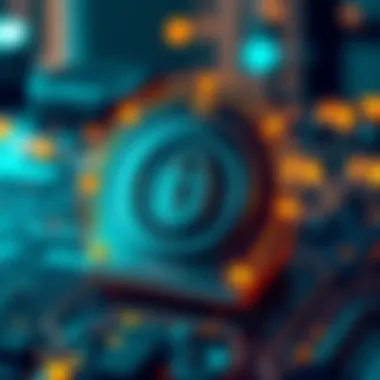 Illustration depicting the advanced security features of the ICP wallet