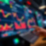 User interface of a trading application