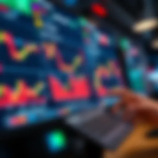 User interface of a trading application