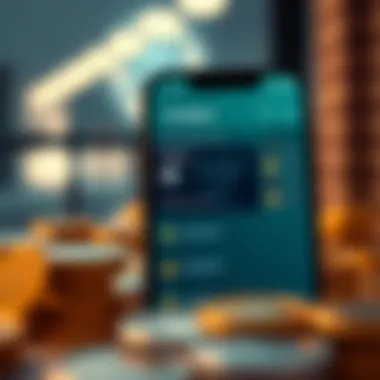 User interface of the Kraken app displaying debit card features