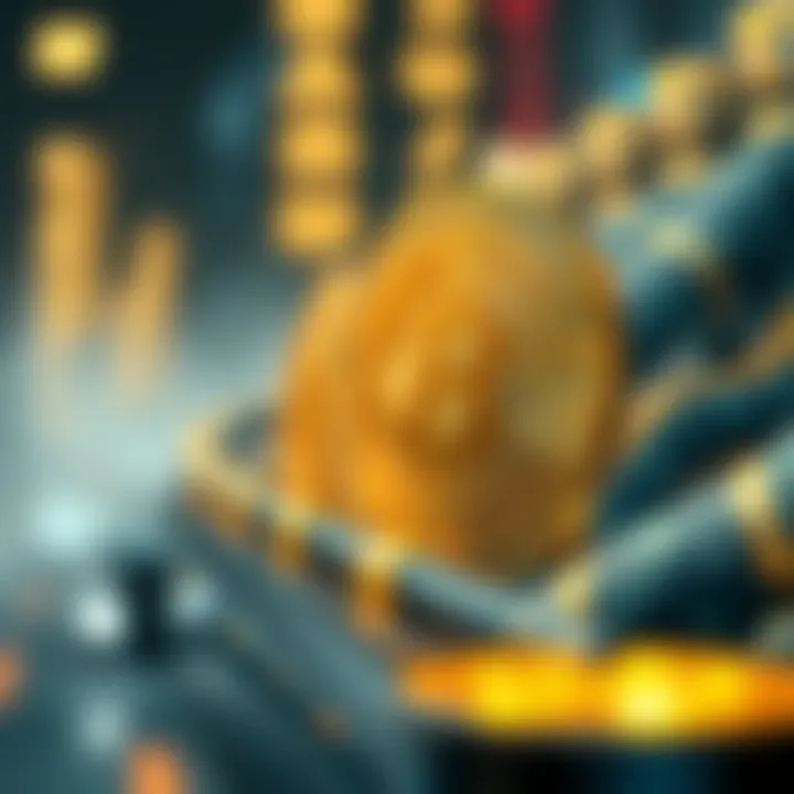 Conceptual image highlighting future challenges in the crypto landscape